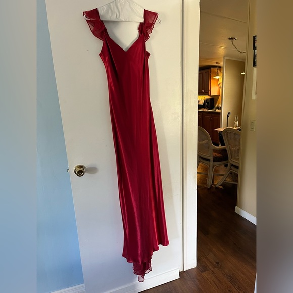 Vintage Nikki Lucas size 6 chiffon train. - Picture 2 of 7